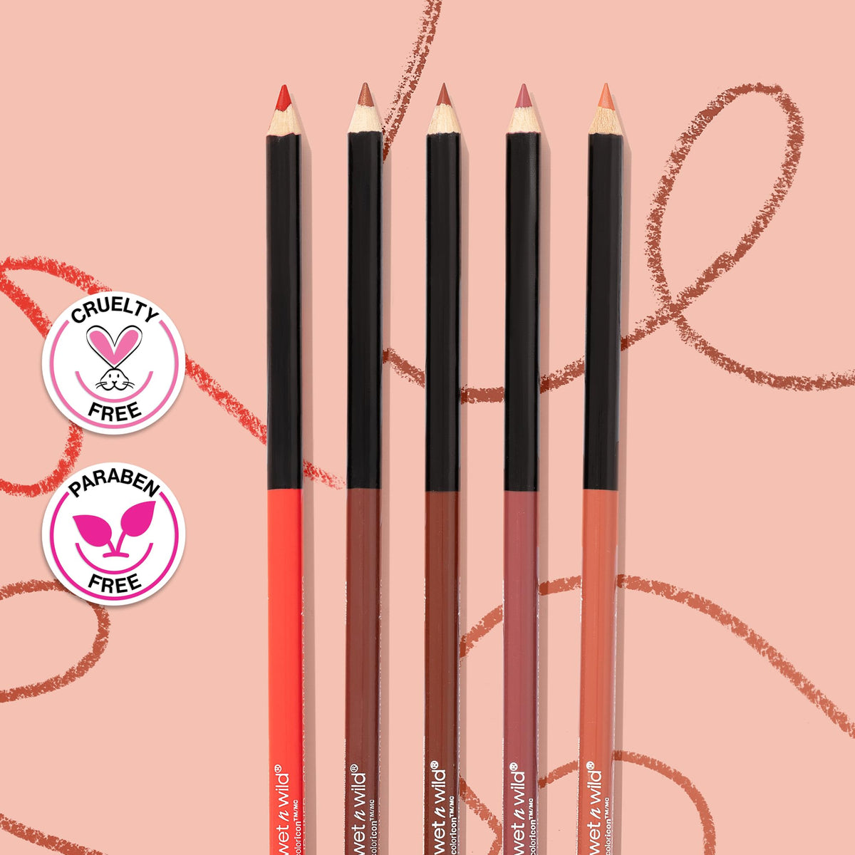 wet n wild Lip Liner Pencil Color Icon Lip Color Makeup, Dark Brown Chestnut wet n wild