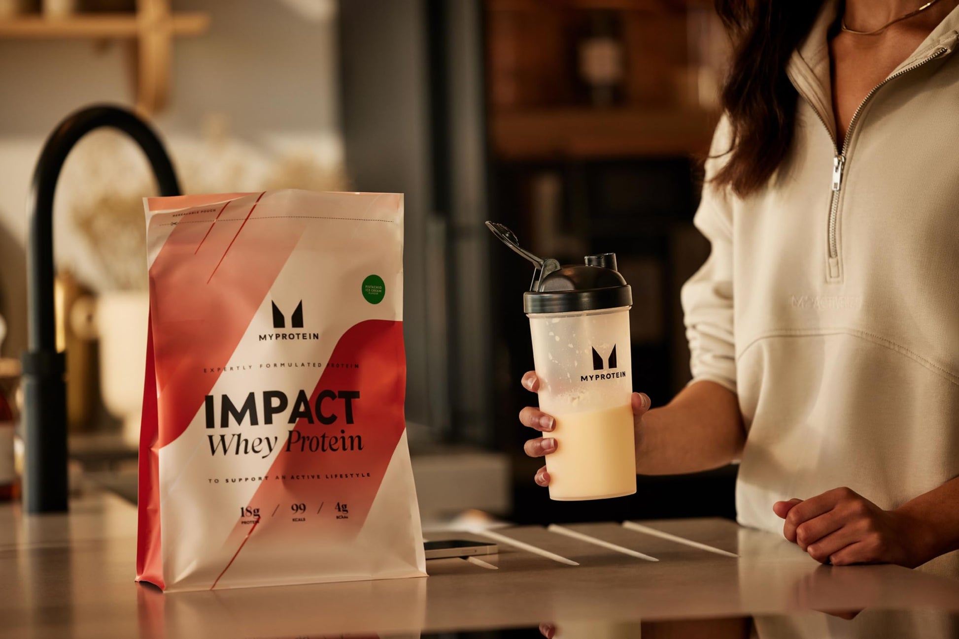 MyProtein Impact Whey Protein - Vanilla 1kg - 40 Servings Myprotein buy australia supplements
