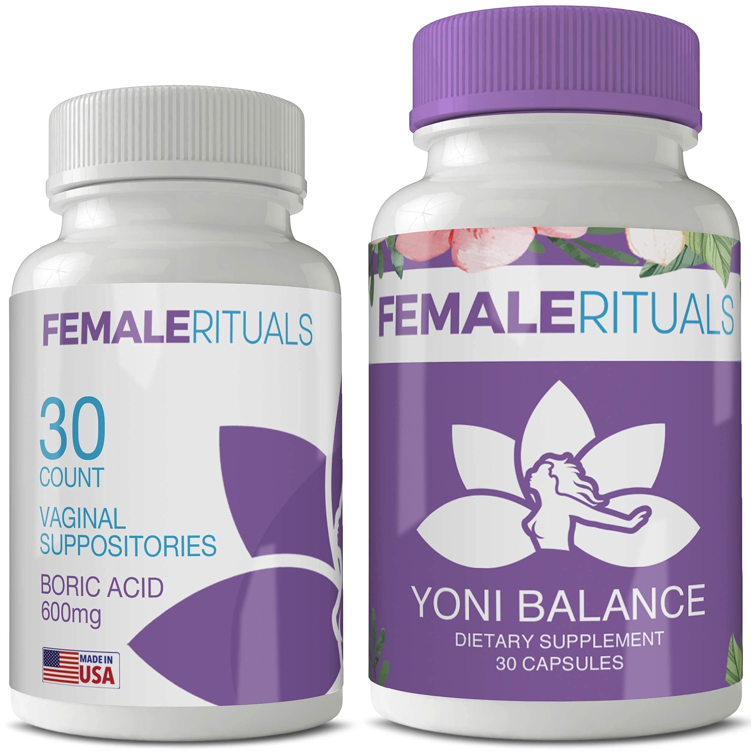 FEMALE RITUALS - Vaginal Moisturizer Boric Acid Suppositories for PH Balance - Bad Odors FEMALE RITUALS buy australia supplements