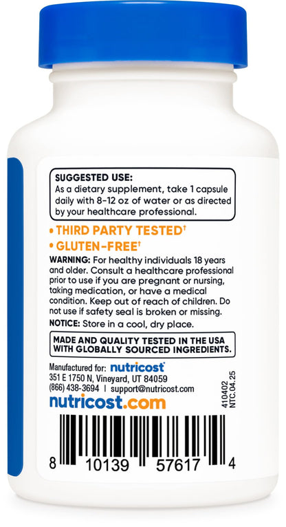 Nutricost Black Garlic Extract 60 Capsules for 60 Servings Per Bottle - Aged Black Garlic Extract, Vegan Nutricost