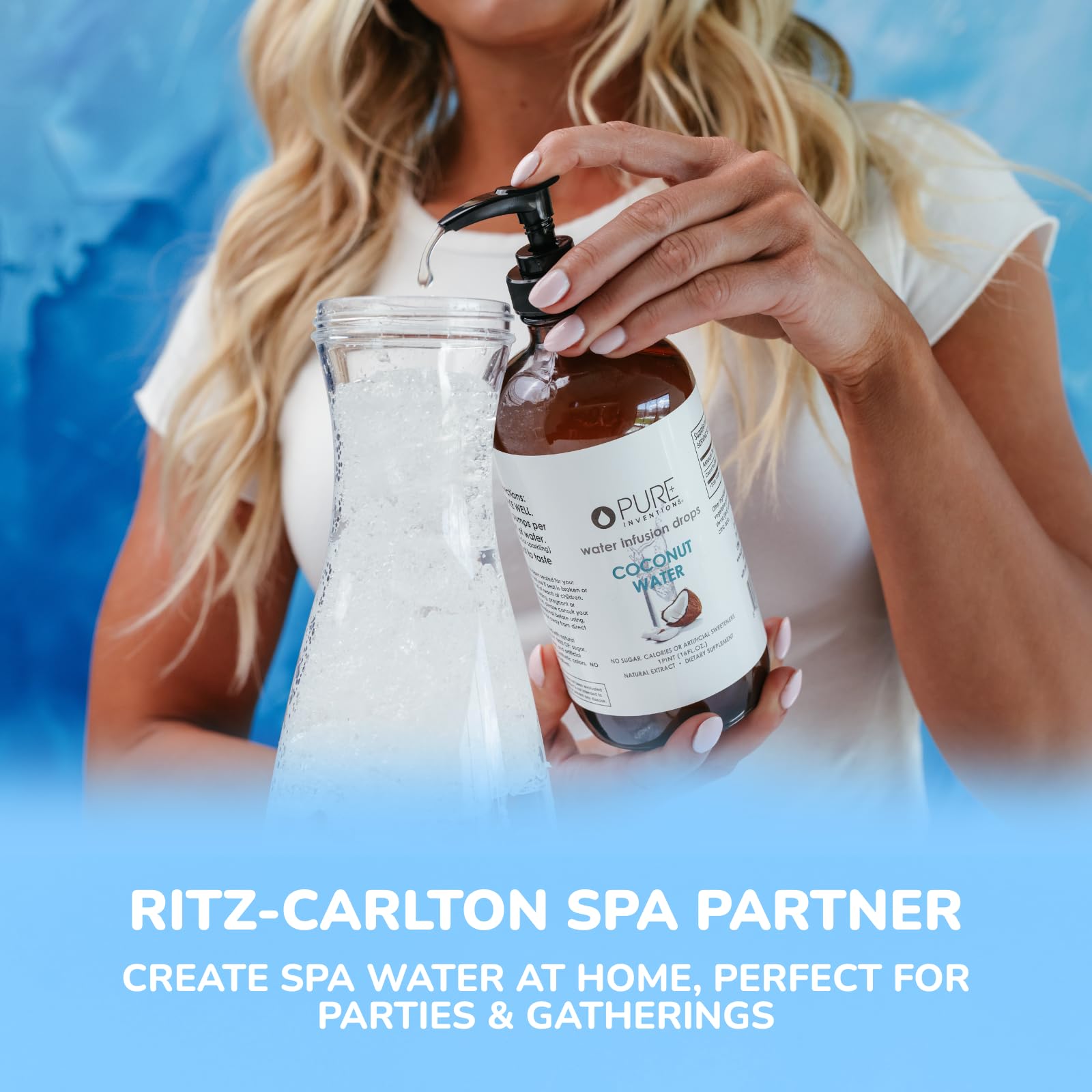 Pure Inventions - Coconut Water Infusion Drops – Electrolytes - Sugar-Free Hydration, Zero Calories, No Artificial Sweeteners, Clean Ingredients, 30 Servings Pure Inventions buy australia supplements
