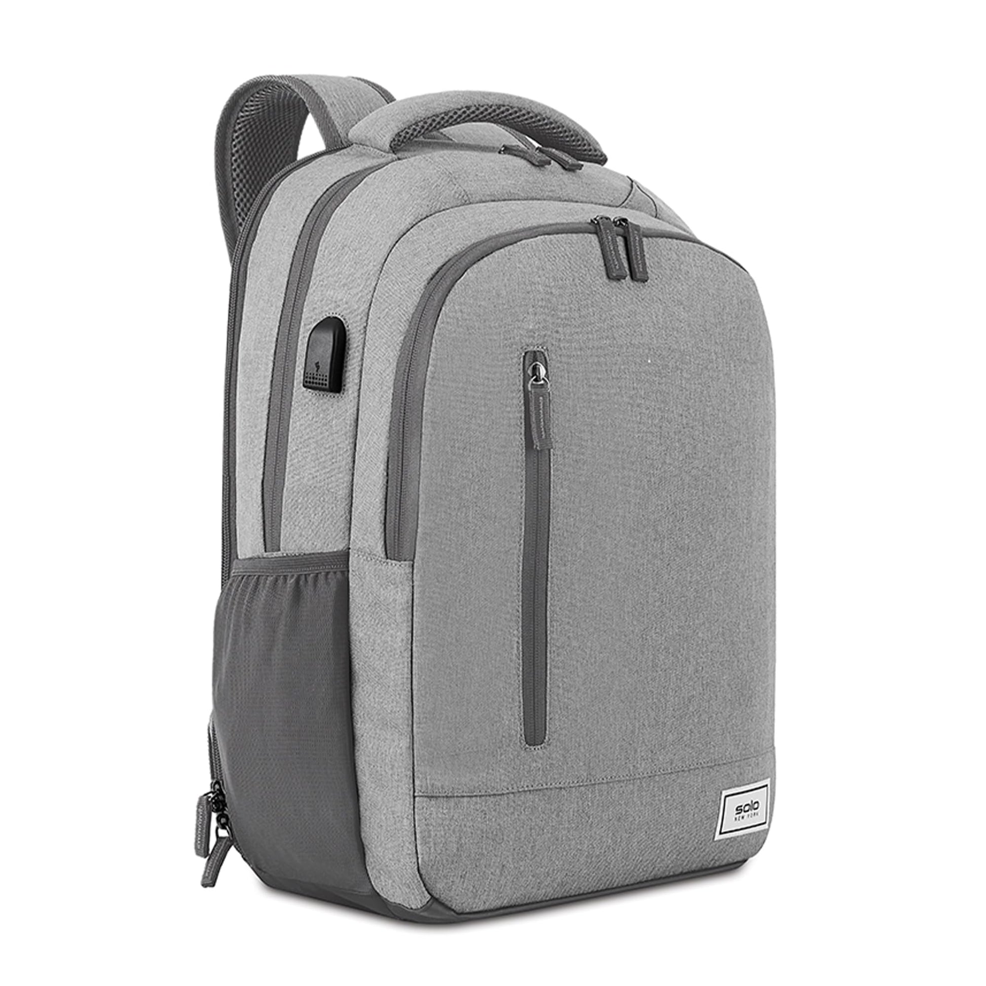 Solo New York Laptop Backpack for Women & Men -Carry On Bookbag for Travel & Work, Lightweight Bag, Side Mesh Pockets, Fits 15.6" Computer - Re:Define, Black Gsupps Australia