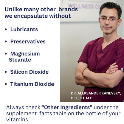 Lithium Orotate 10mg per Capsule - 60 Vegetarian Capsules. Memory and Emotional Wellness Support - Magnesium Stearate Free AgeImmune