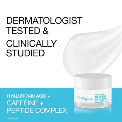 Neutrogena Hydro Boost + Eye Cream, Fragrance Free, 0.5 oz Neutrogena