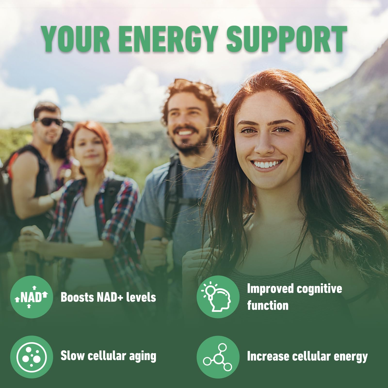 Airboy NAD Supplement with Nicotinamide Riboside Resveratrol & Quercetin 900 mg, NMNH Alternative for Men and Women Support Anti-Aging, Energy, Focus - 80 Capsules Airboy buy australia supplements