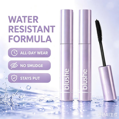 2pcs Blushe Lash Serum Mascara, New Upgrade Blush Korean Mascara, Lengthening & Volumizing Fiber Lash Makeup For Defined, Full Lashes, Smudge Resistant Generic