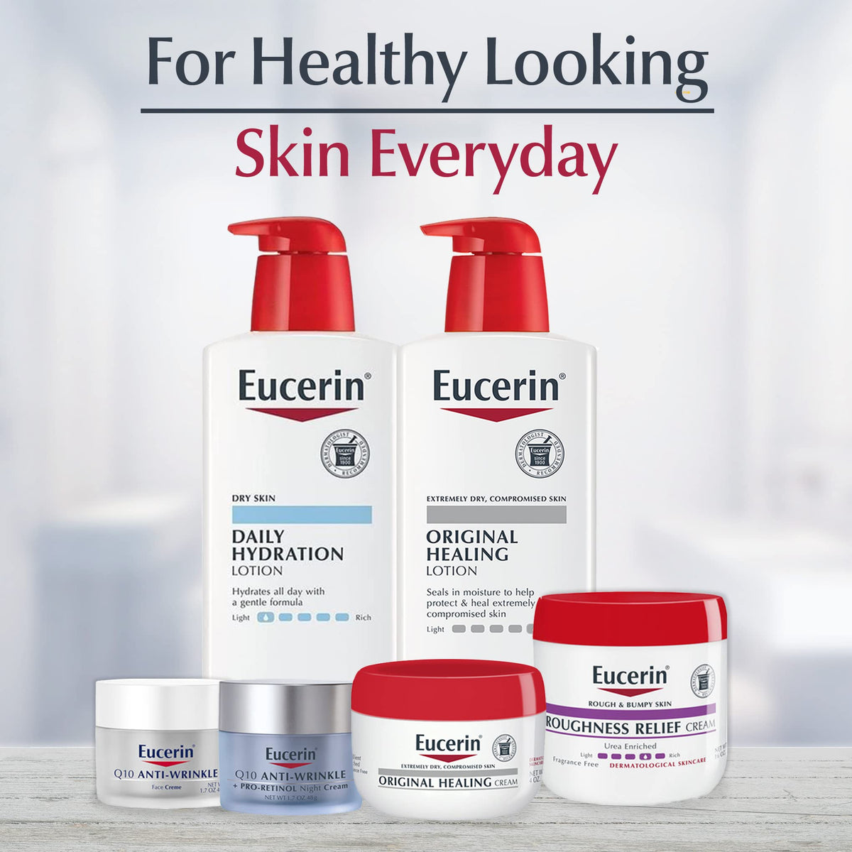 Eucerin Original Healing Cream, Emollient Enriched, 2 x 16 OZ Eucerin