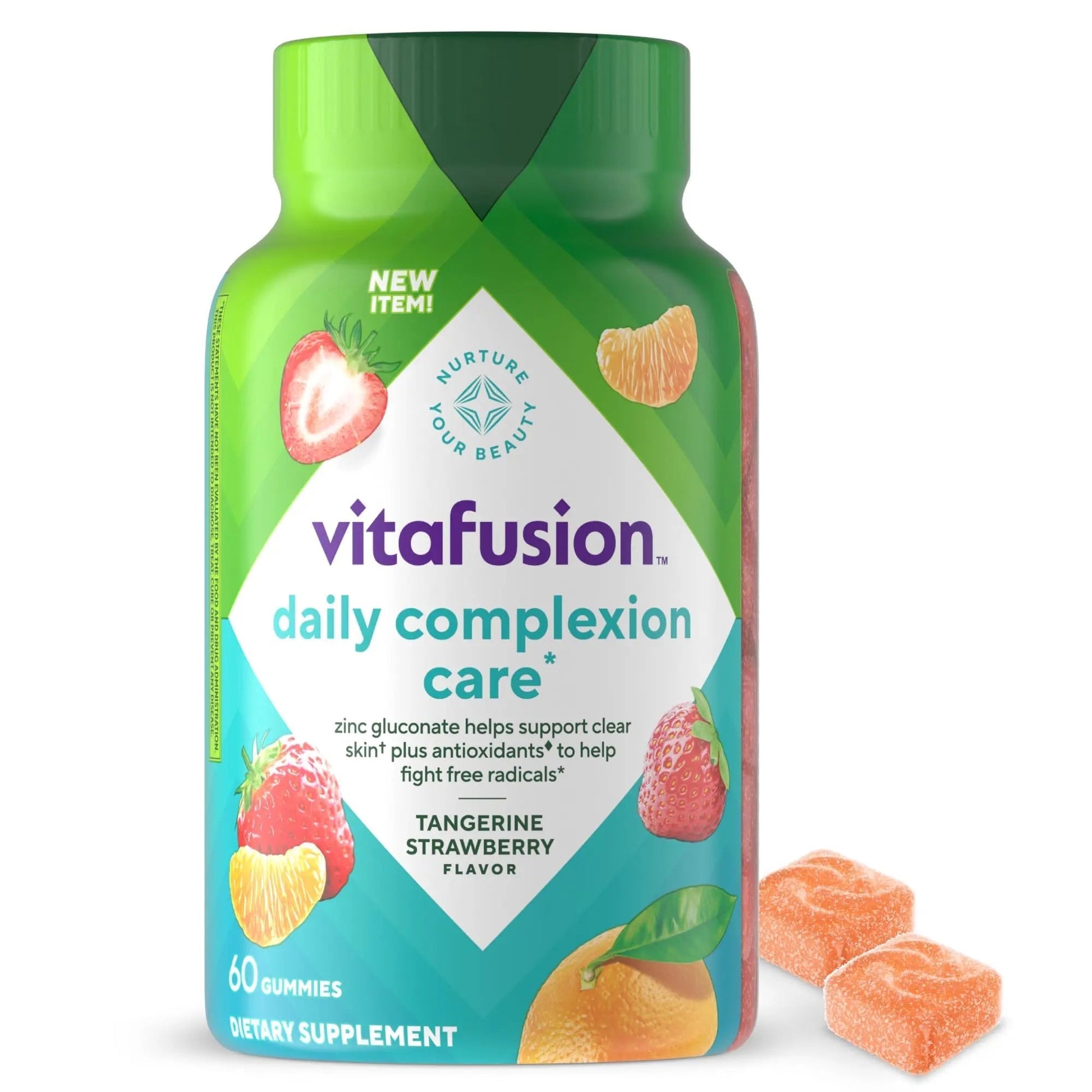 vitafusion Daily Complexion Care (1), Beauty Supplement Helps Support Clear Skin (1) (2) with Zinc Gluconate, Plus Vitamins E & C Vitafusion buy australia supplements