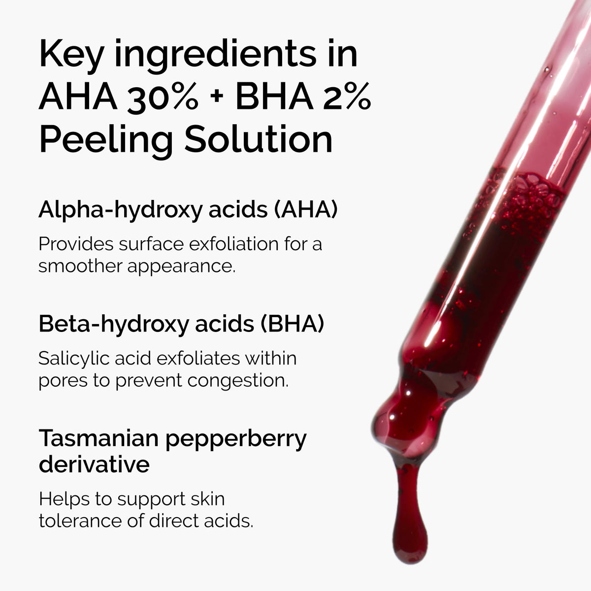 The Ordinary AHA 30% + BHA 2% Peeling Solution, Advanced Exfoliating Peel for Brighter Skin, 1 Fl Oz The Ordinary