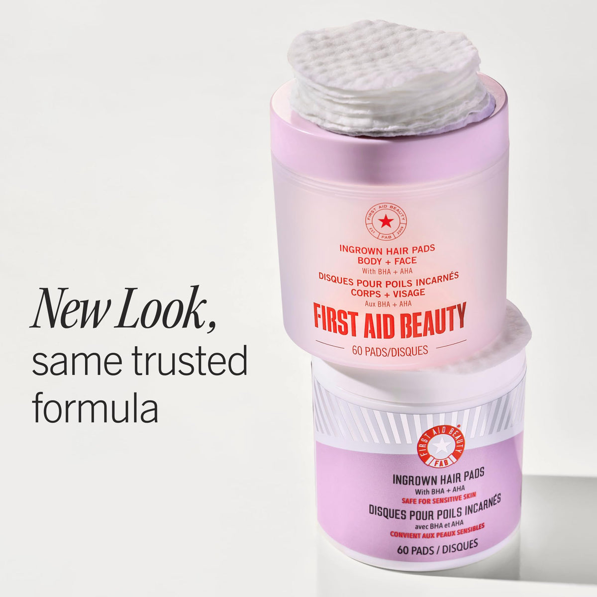 First Aid Beauty Ingrown Hair Pads with BHA and AHA, 28 ct First Aid Beauty