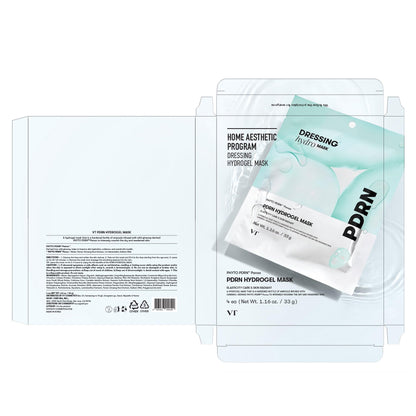 VT COSMETICS PDRN Hydrogel Mask, 4ea VT COSMETICS
