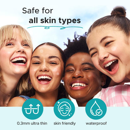 TKTK Pimple Patch for Face, Hydrocolloid Acne Absorbing Dots, 4 Sizes 140CT TKTK