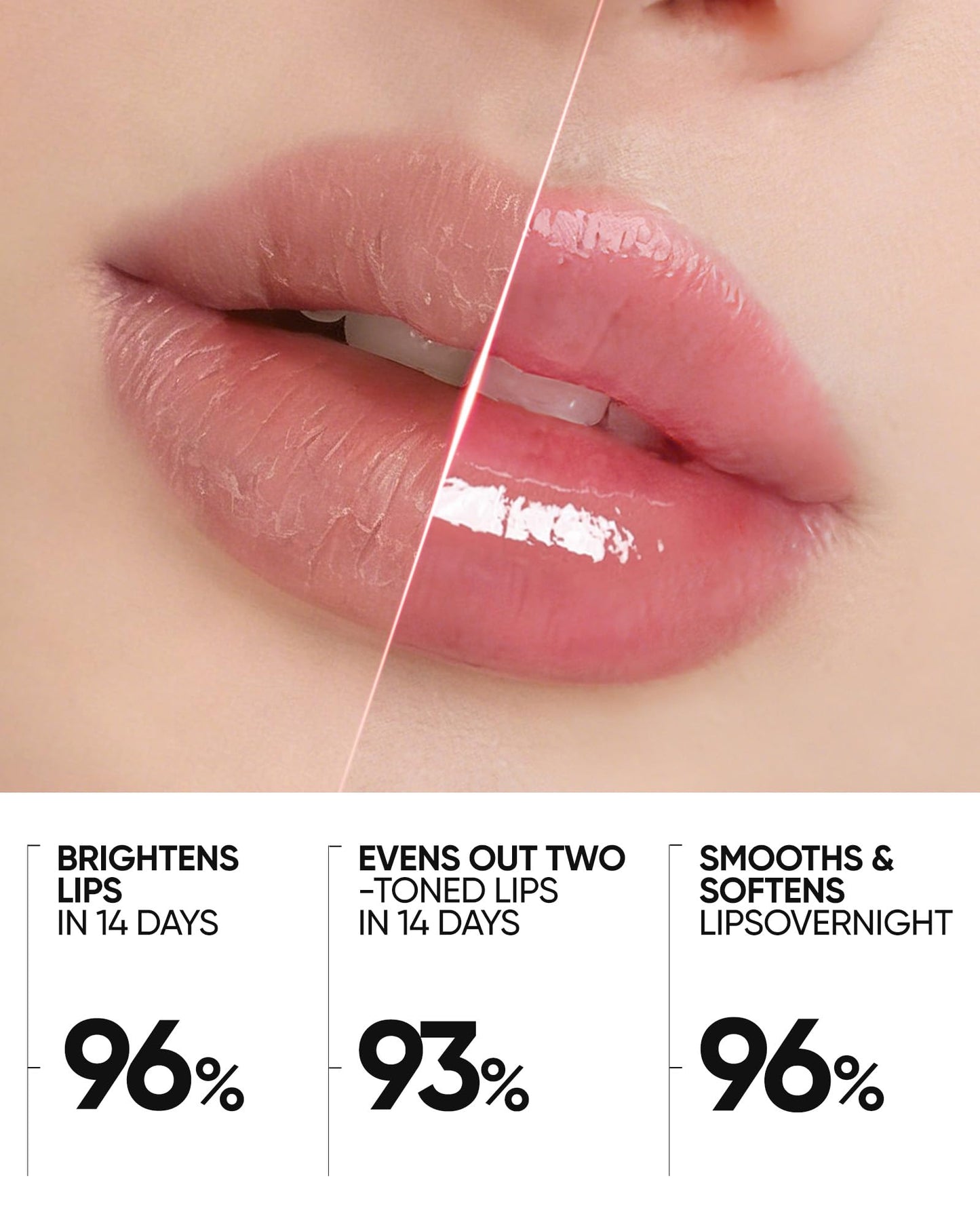 SKINTIFIC Peptide Brightening Lip Serum, Hydrating & Plumping Tinted Lip Gloss, Moisturizing Lip Balm with Polypeptides SKINTIFIC
