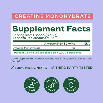 Bloom Nutrition Creatine Monohydrate Powder, 5g Micronized Creatine per Serving, Supports Muscle Recovery, Strength, Endurance, Pre or Post Workout, Gluten Free Bloom Nutrition