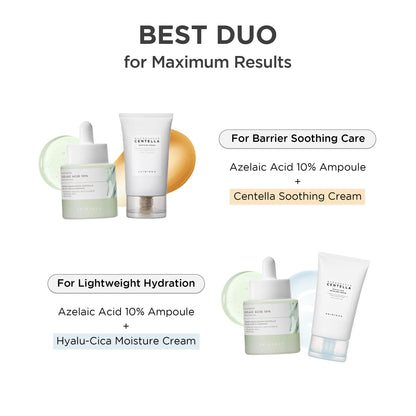SKIN1004 Azelaic Acid 10% Ampoule, Hydrating Face Serum for Blemish-Prone & Irritated Skin, Soothing Care for Visible Marks with Centella, Niacinamide-Free, Korean Skin Care, 1.01 fl.oz / 30ml SKIN1004
