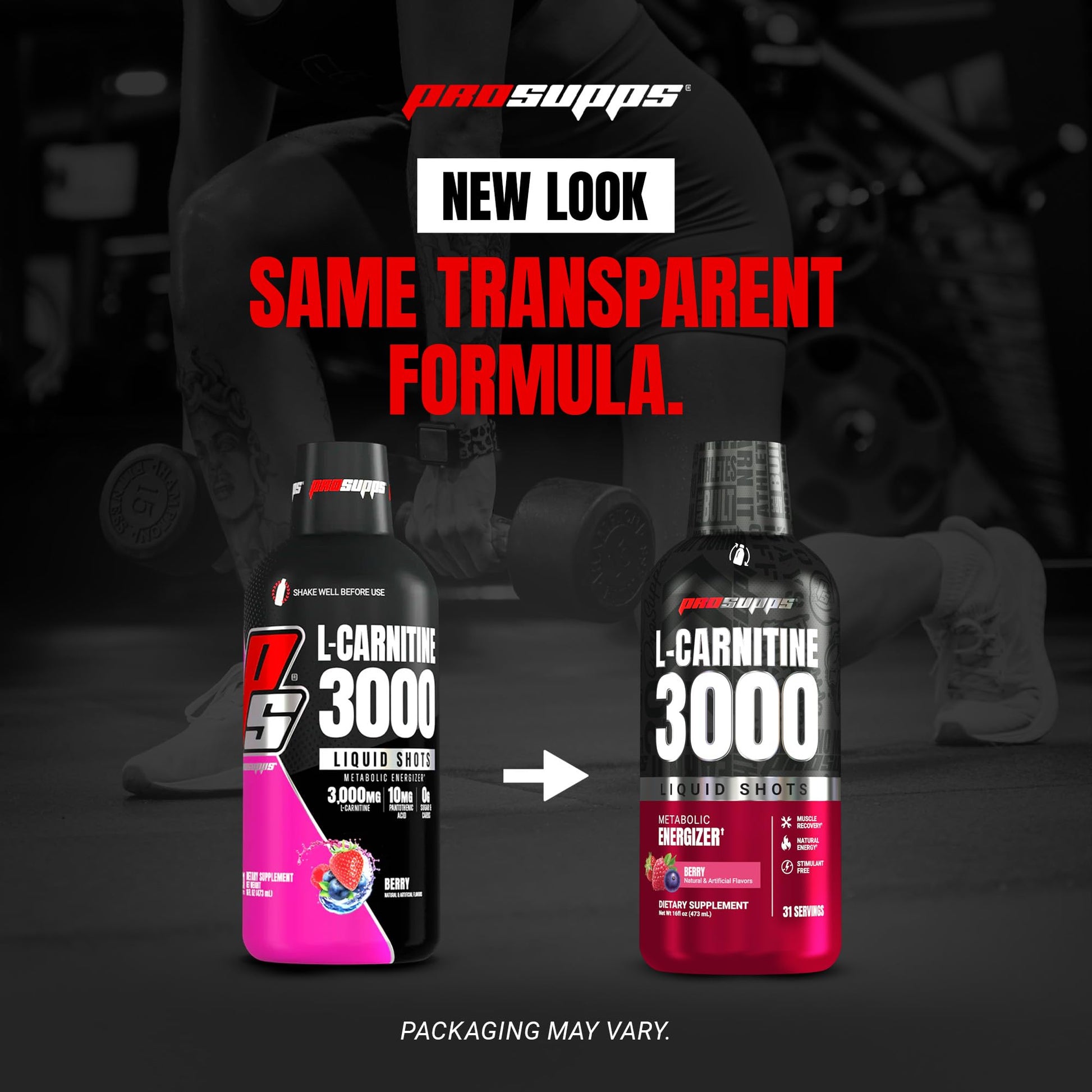ProSupps L-Carnitine Liquid 3000, Stimulant-Free Liquid Shots for Men & Women - Clean Workout Drink for Energy, Performance & Muscle Recovery ProSupps buy australia supplements