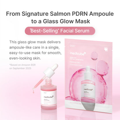medicube PDRN Pink Peptide Ampoule Sheet Mask 6EA medicube