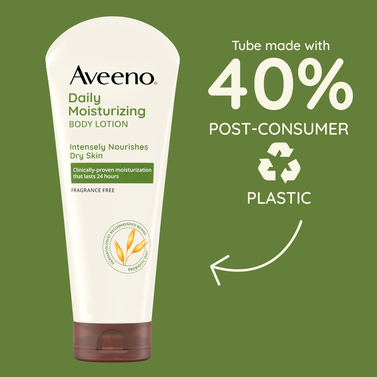 Aveeno Daily Moisturizing Body Lotion, Fragrance-Free, 2.5 fl. oz, 3 Pack Aveeno