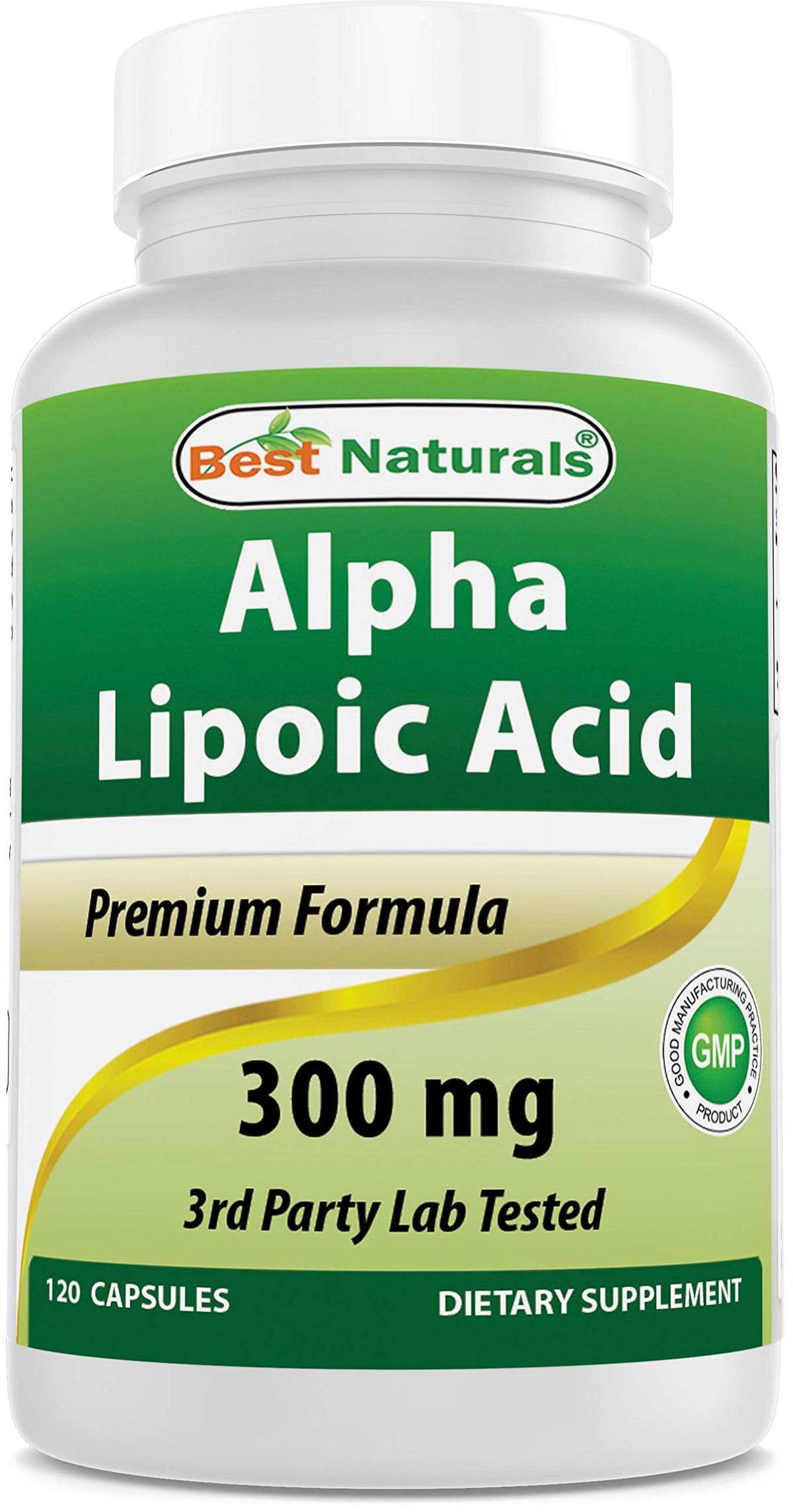 Best Naturals Alpha Lipoic Acid 300 mg 120 Capsules Best Naturals