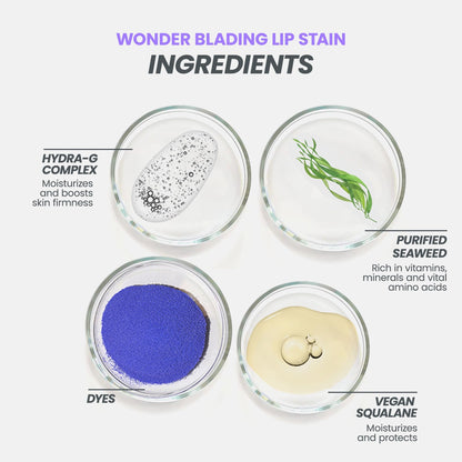 Wonderskin Lip Stain – Long Lasting, Waterproof, Lip Tint Peel Off Masque Wonderskin