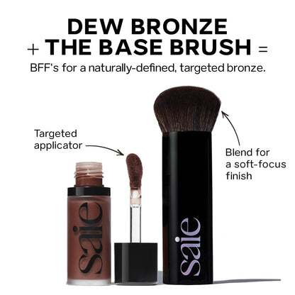 Saie Dew Bronze Hydrating Liquid Bronzer Stick, Sand (0.4 oz) Saie