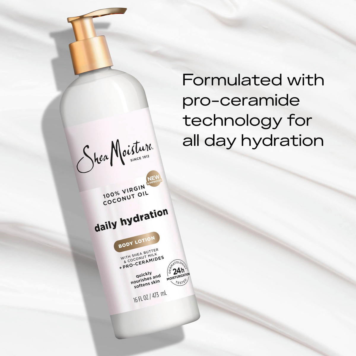 Shea Moisture Daily Hydration Body Lotion with Virgin Coconut Oil 16oz Shea Moisture
