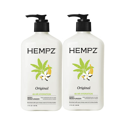Hempz Original Moisturizing Body Lotion - 17 Fl Oz (2-Pack) Hempz