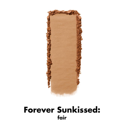 e.l.f. Primer-infused Bronzer, Long-Wear, Matte, Bold, Lightweight, Blends Easily, Contours Cheeks, Forever Sun Kissed, All-Day Wear, 0.35 Oz e.l.f.