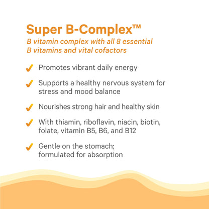 PURE SYNERGY Super B-Complex | Vitamin B Complex Made with Organic Whole Foods | Vegan Supplement with Natural Vitamin B12, Niacin, and Folate | for Energy PURE SYNERGY