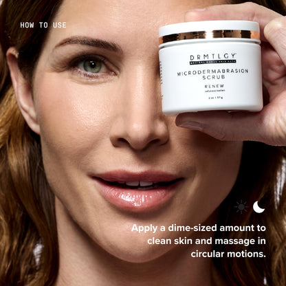 DRMTLGY Microdermabrasion Scrub | Gentle Facial Exfoliating Scrub DRMTLGY