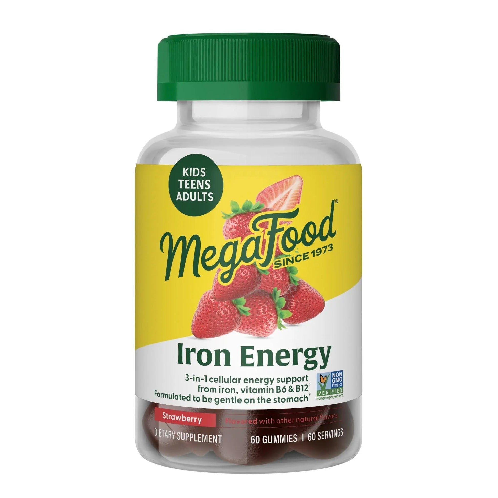 Megafood Iron Energy Gummies, Iron Supplement for Women, Men, Teens & Kids with Vitamin B12 & B6, Vitamins MegaFood buy australia supplements
