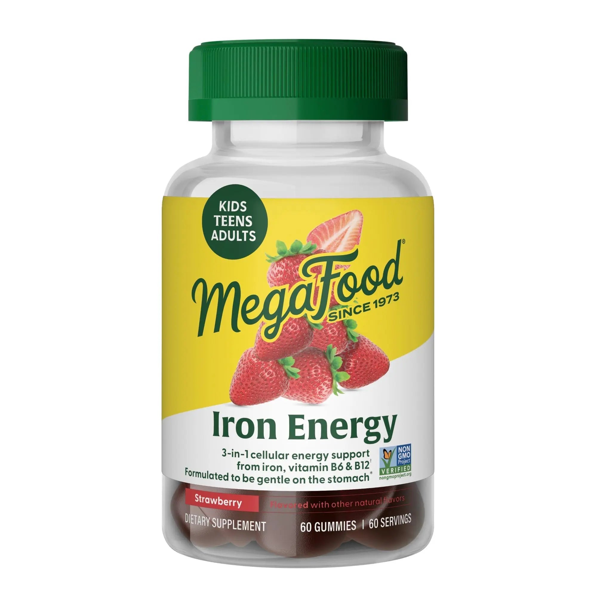 Megafood Iron Energy Gummies, Iron Supplement for Women, Men, Teens & Kids with Vitamin B12 & B6, Vitamins MegaFood buy australia supplements