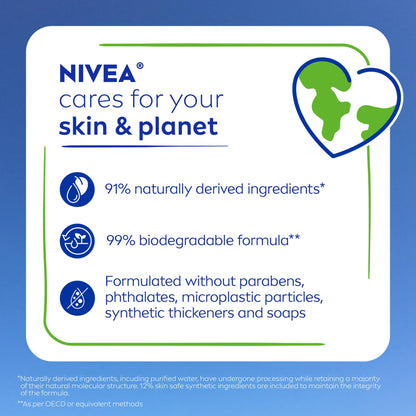 NIVEA Pampering Coconut and Almond Milk Body Wash, 20 FL OZ NIVEA