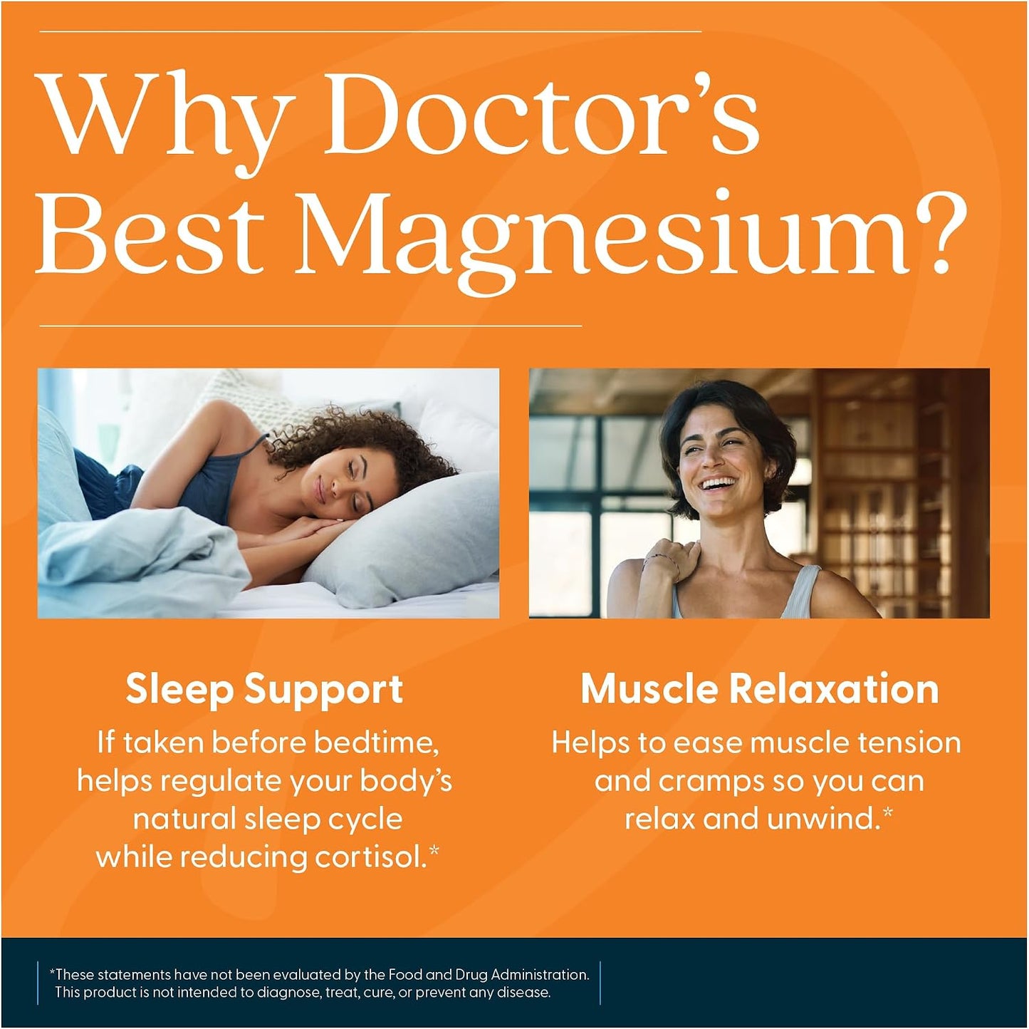 Doctor's Best High Absorption Magnesium Glycinate Lysinate Supplement for Sleep Support - Chelated Magnesium Tablets for Women & Men, 200mg per Serving, Supports Calm & Relaxation, Vegan - 240 Count Gsupps Australia