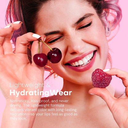 bayfree Lip Tint Stain Set, 2 PCS Lip & Cheek Tint Lightweight Non-sticky bayfree