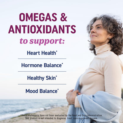 Fish Oil Omega 3 Supplements for Women | DHA + EPA | Heart Health, Hormone Balance, Skin & Wellness Support | 600MG Omega3 + 800MG Evening Primrose Oil MAV NUTRITION