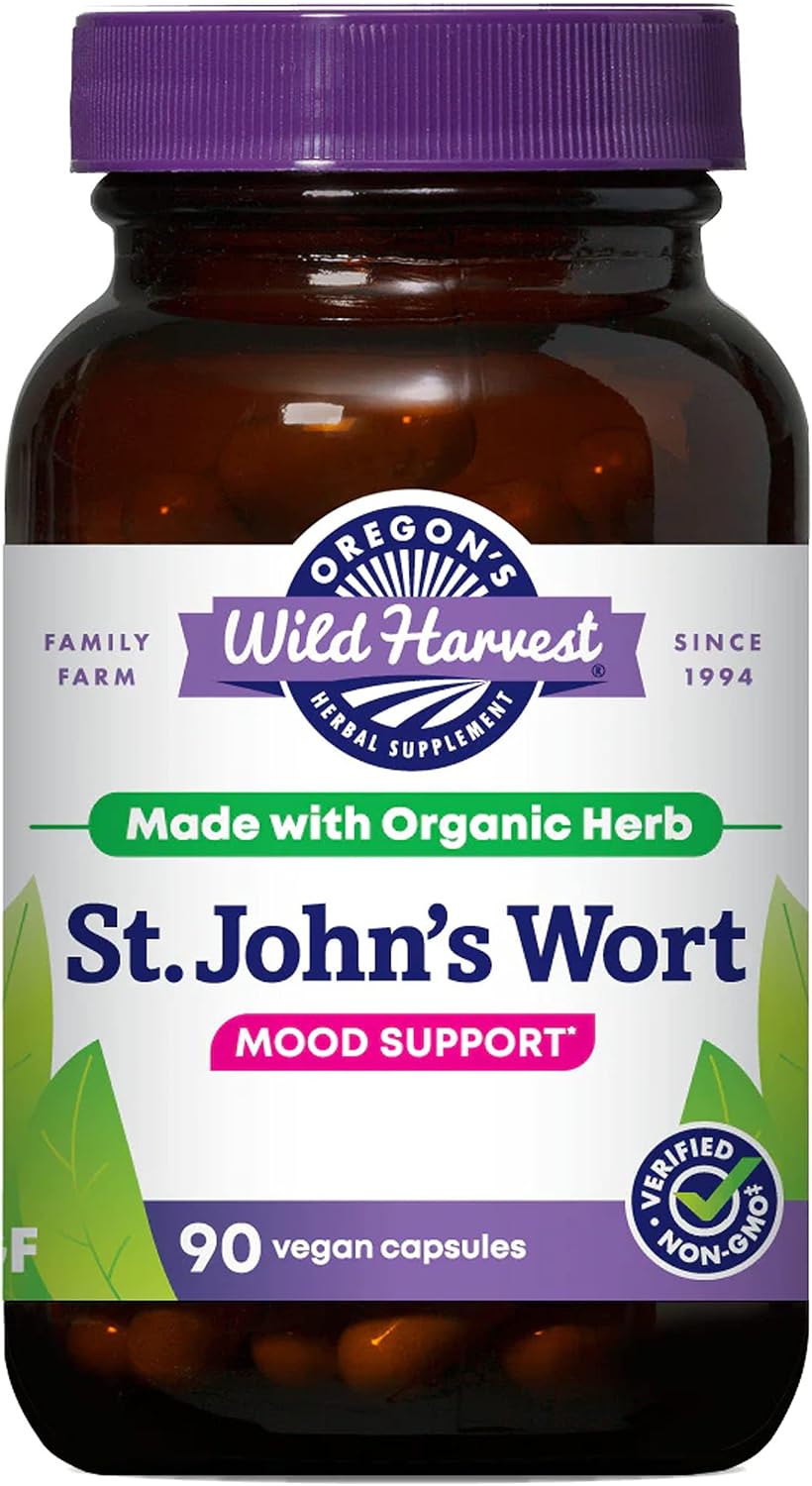 Oregon's Wild Harvest St John's Wort Supplement, 90 Count Gsupps Australia