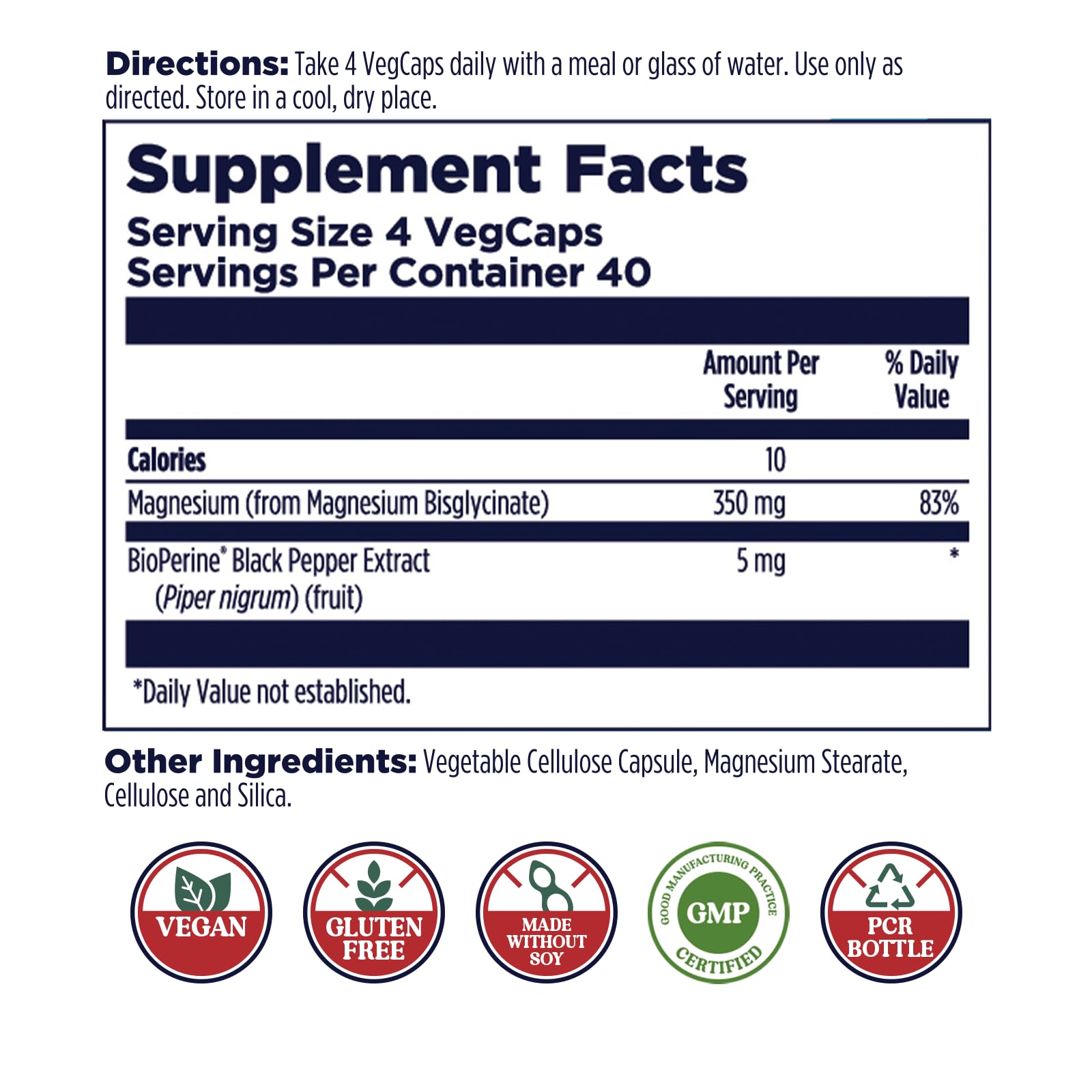 KAL Magnesium Glycinate Capsules, Fully Chelated Magnesium Bisglycinate, High Absorption Magnesium Supplement, Healthy Bones, Muscle, Relaxation and Stress Support, Non-GMO 160 count KAL buy australia supplements