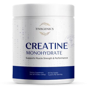 TIVAGENICS Pure Creatine Monohydrate Powder 300g – Micronized Supplements 5g Serving for Support Muscle Growth & Health | Unflavored Creatine for Men & Women LabTested Vegan-Friendly 60 Days Supply TIVAGENICS buy australia supplements