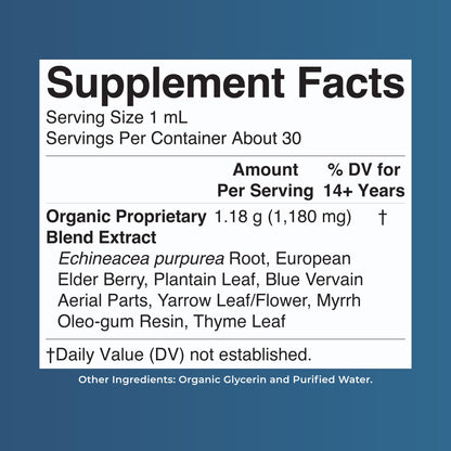 MARYRUTH'S Lymphatic Support Liquid Drops USDA Organic | Herbal Blend with Echinacea & Elderberry | Blue Vervain MARYRUTH'S