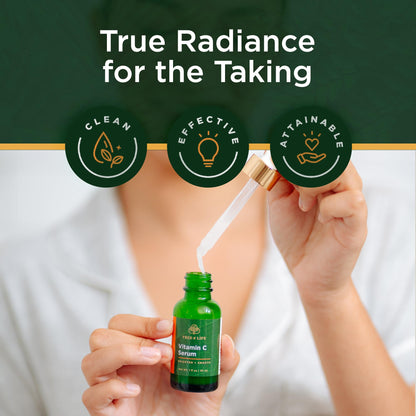 Tree of Life Vitamin C Serum for Face, Dark Spots Remover Face Oil, 1 Fl Oz Tree of Life