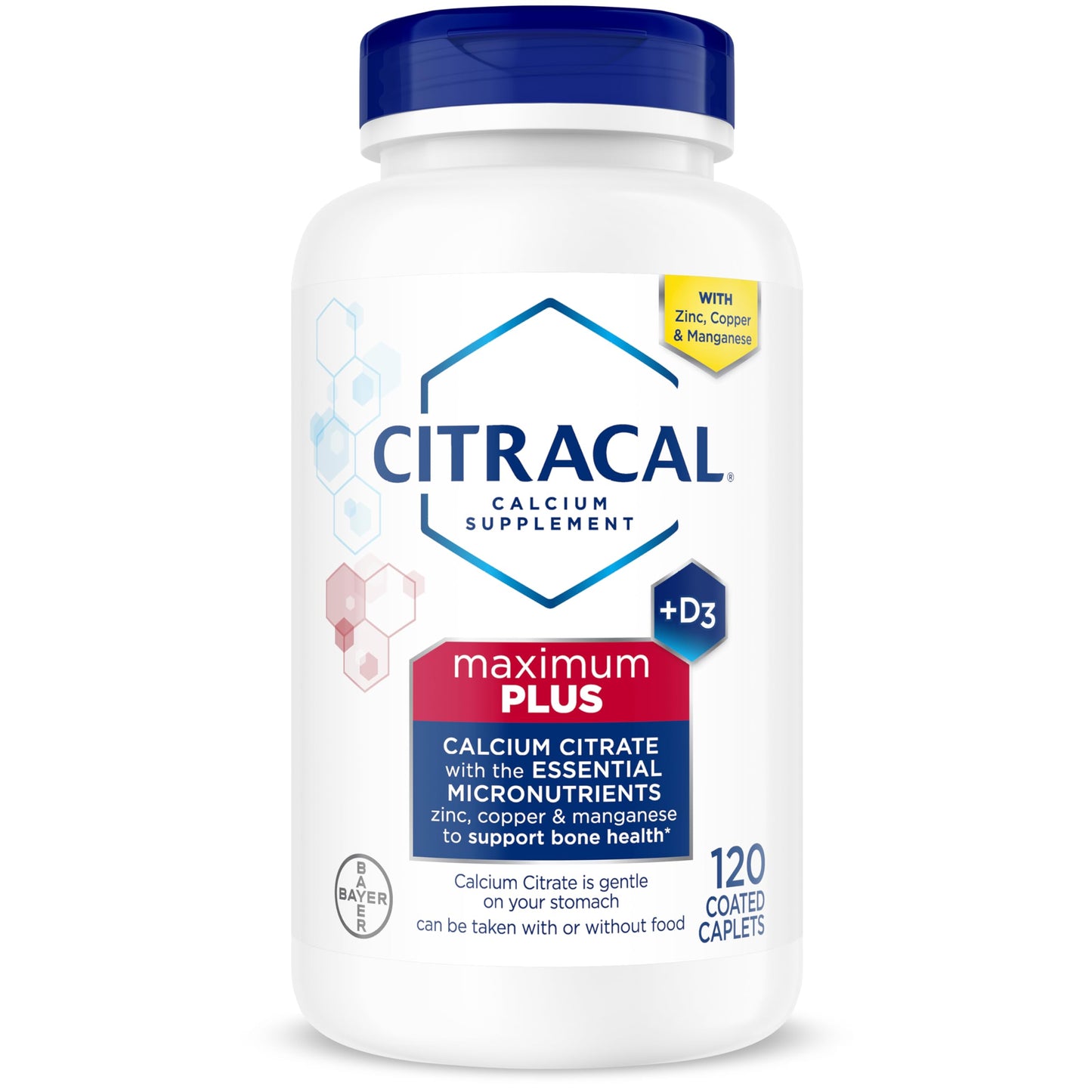 Citracal Maximum Plus Calcium Supplement - Calcium Citrate with Vitamin D3, Zinc, & Essential Minerals for Bone Health Support CITRACAL