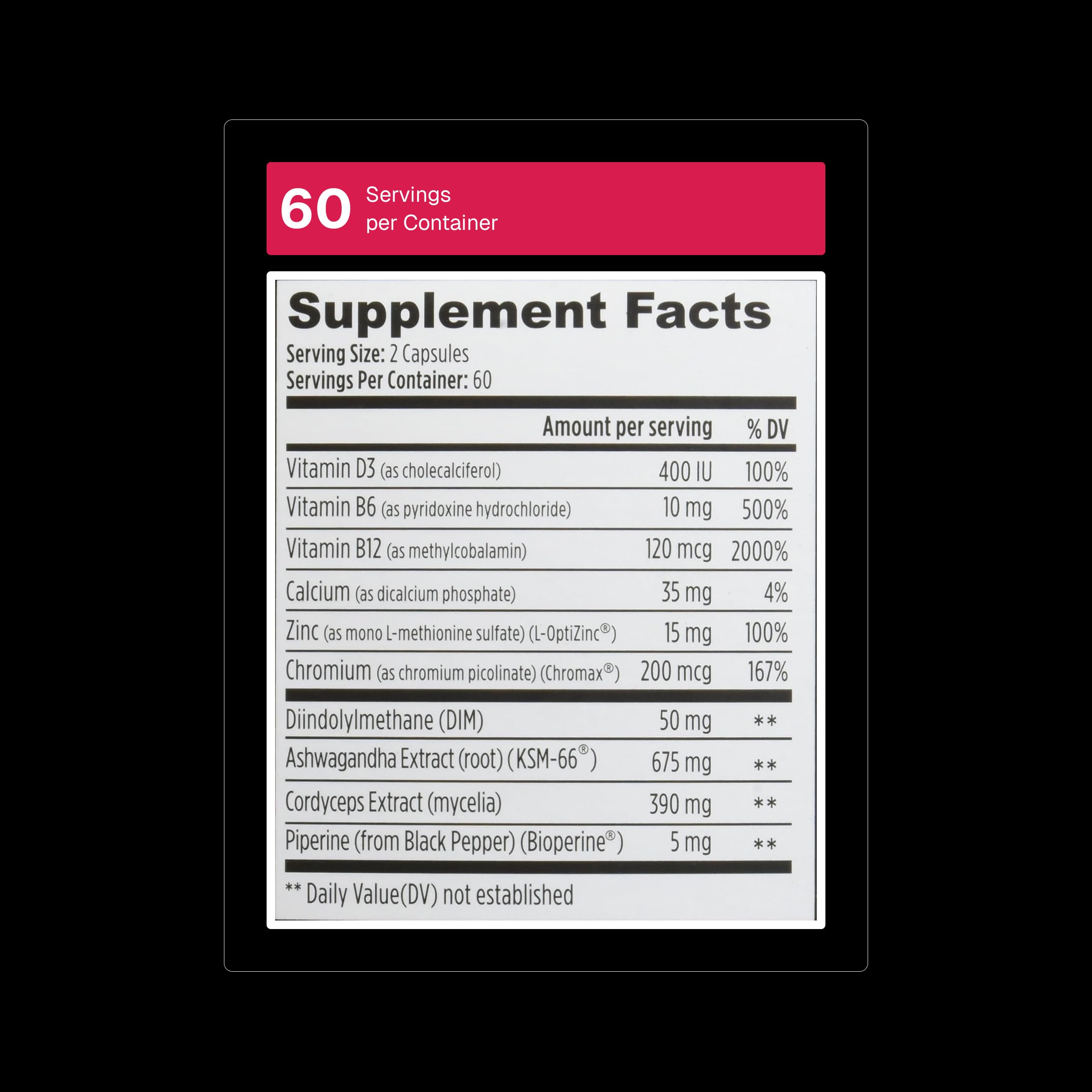 Weider Prime Support - Men's Nutrition - Enriched with Vitamins & Minerals - with Ashwagandha, Chromax Chromium, Bioperine & Zinc - Gluten Free - 120 Capsules Weider buy australia supplements