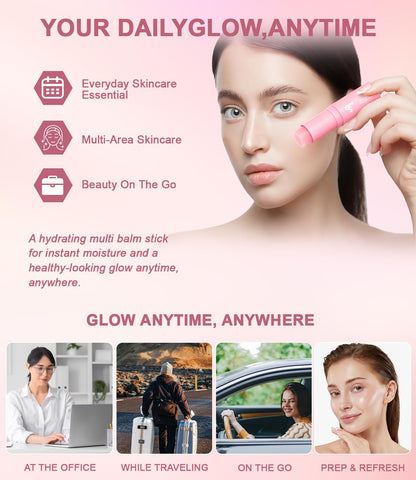 PDRN Pink Collagen Volume Multi Balm Stick, Volufiline Stick 0.35 oz /1Pack Vult