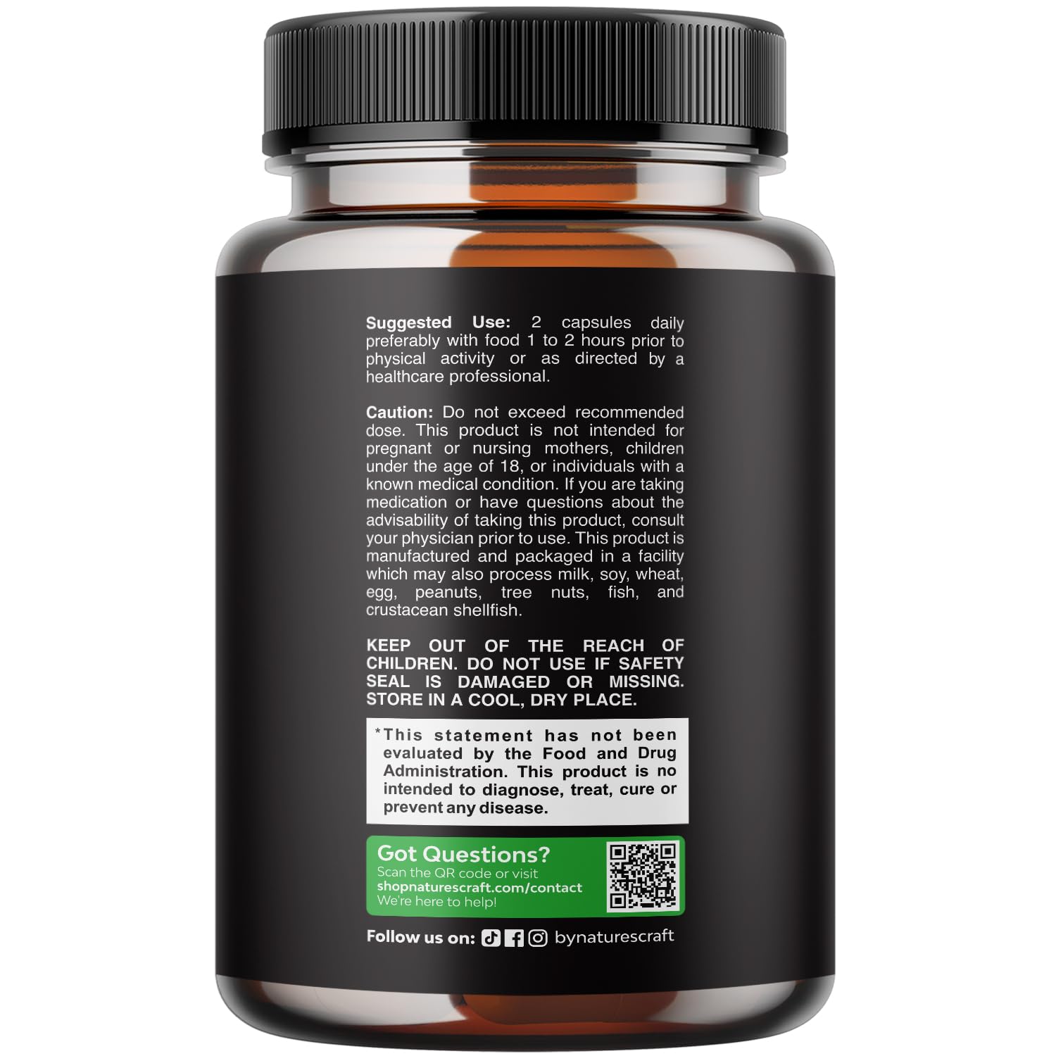 Horny Goat Weed for Men - Extra Strength Male Supplement with Black Maca Root, Tongkat Ali, Saw Palmetto & Panax Ginseng Extract for Stamina & Energy - 60 Count Gsupps Australia