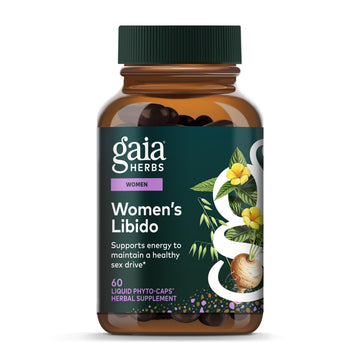 Gaia Herbs Womens Libido - Supports Energy to Maintain Healthy Libido* - with Tribulus & Horny Goat Weed - 60 Vegan Liquid Phyto-Caps (60 Servings) Gaia Herbs buy australia supplements