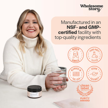 Myo-Inositol & D-Chiro Inositol Supplement Powder for Women | Hormonal Balance & Healthy Ovarian Function Support Wholesome Story