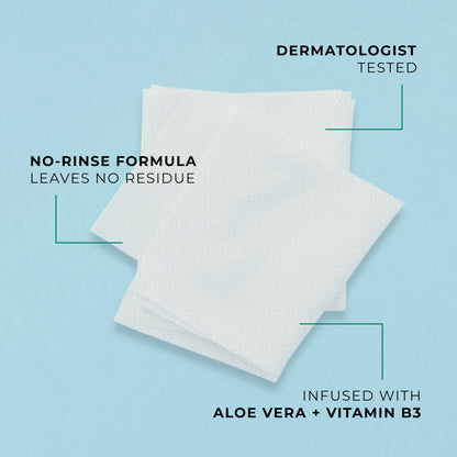 POND’S Micellar Makeup Remover Wipes, Removes Waterproof Mascara, with Aloe Vera & Vitamin B3, Alcohol-Free Facial Cleansing Wipes for Dry Skin, 25 Count POND'S