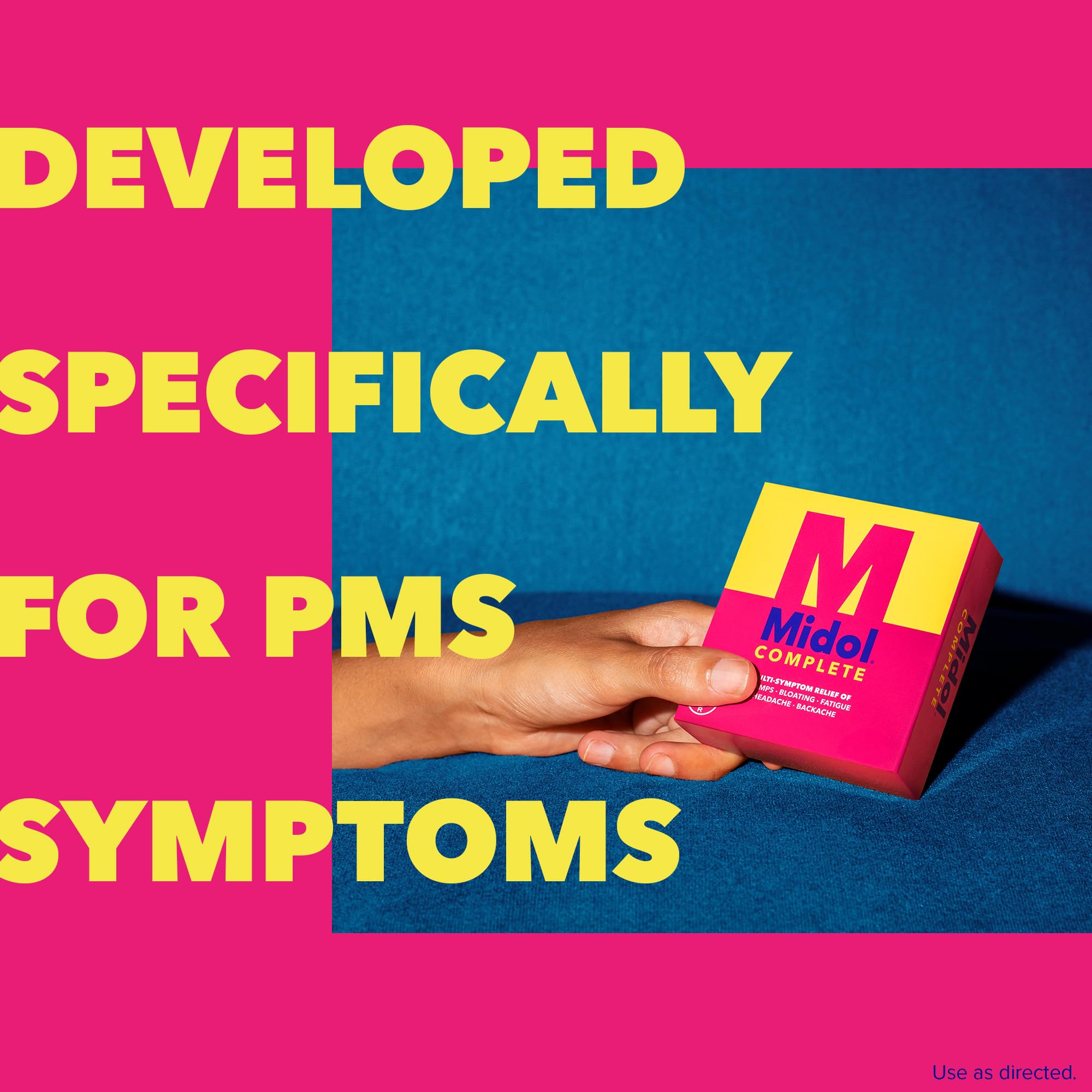 Midol Complete On The Go Caplets with Acetaminophen for Menstrual Symptom Relief, Period Cramp and Menstrual Pain Relief, 50 Count (25 Pouches of 2) Midol buy australia supplements