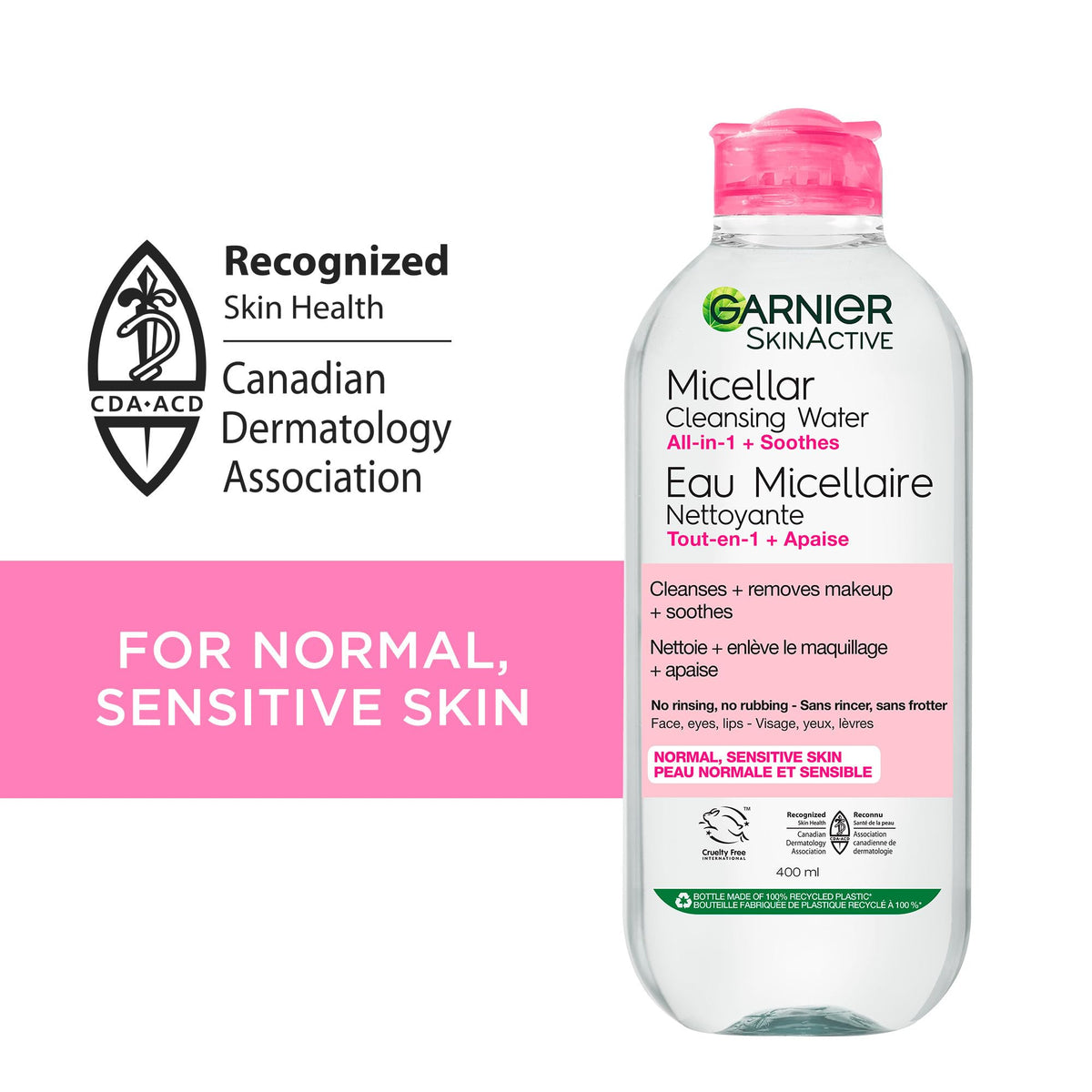 Garnier SkinActive Micellar Cleasing Water All-in-1 23.7 oz. Garnier